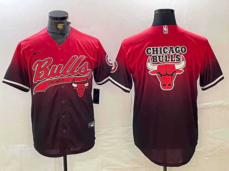 Men Chicago Bulls Blank Red Jointly 2024 Nike NBA Jersey style 1->chicago bulls->NBA Jersey